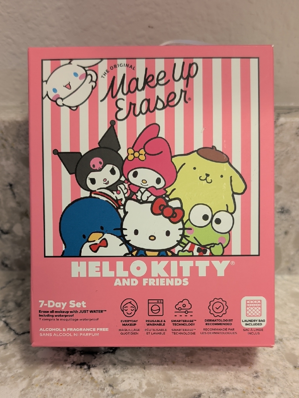 MakeUp Eraser Hello Kitty & Friends Pink 7-Day Set